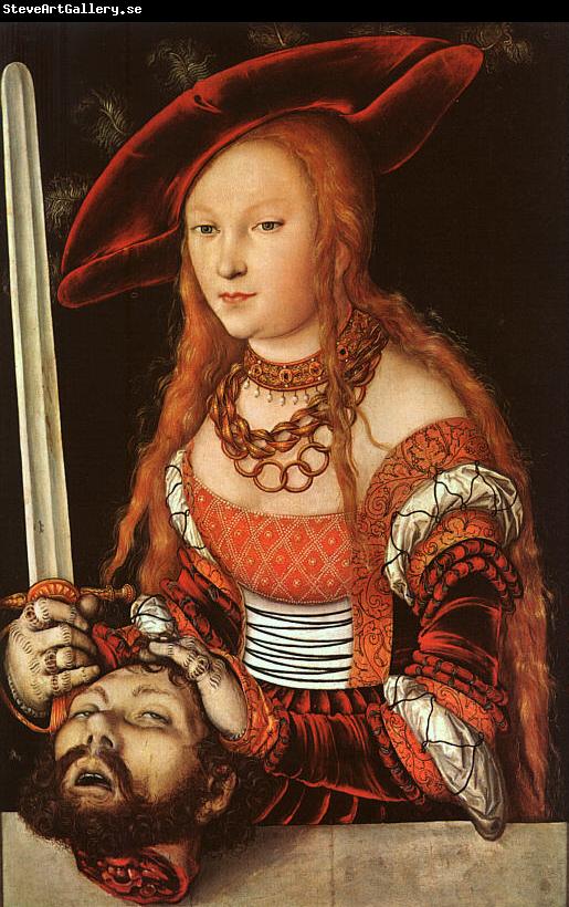 Lucas  Cranach Judith with the Head of Holofernes